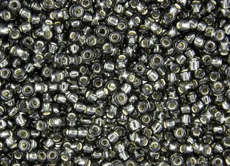 Rokajlové korálky Toho  - Round 15/0 : Silver-Lined Gray TR-15-29B