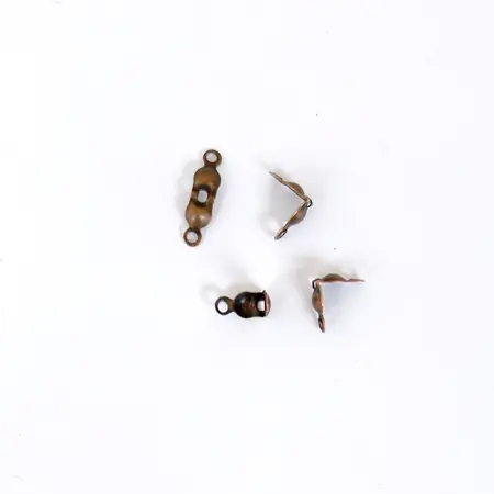 Kalota s očkem 4mm bronzova