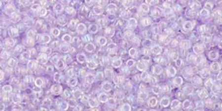 TOHO - Round 15/0 : Transparent-Rainbow Foxglove TR-15-477D