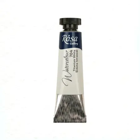 Akvarelová barva Rosa Gallery 10 ml –  704 titanium white