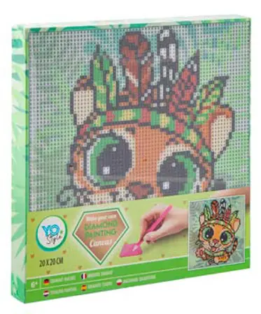 Diamantové malování 20 x 20 cm - Tygřík