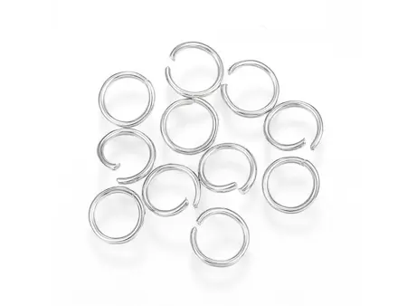 Spojovací kroužek 6mm stříbrná 10ks
