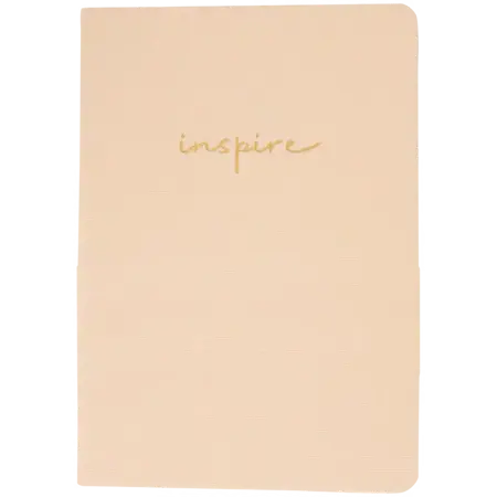 Poznámkový blok A5 96 listů Béžová Inspire
