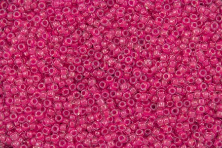 Rokajlové korálky Toho  - Round 15/0 : Luminous Neon Pink TR-15-978