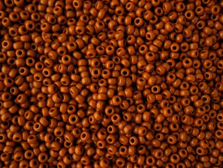 Rokajlové korálky Toho  - Round 15/0 : Opaque Terra Cotta TR-15-46L