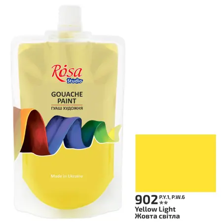 Kvašová barva Rosa – 902 yellow light 200 ml