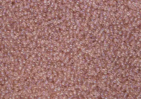 Rokajlové korálky Toho  - Round 15/0 : Transparent-Rainbow Rosaline TR-15-169