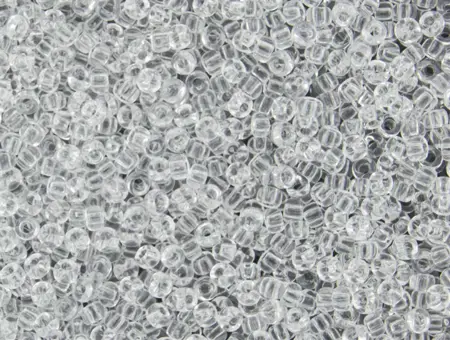 Rokajlové korálky Toho  - Round 15/0 : Transparent Crystal TR-15-1