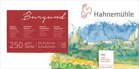 Akvarelové pohlednice HHM 10,5x21cm 250g