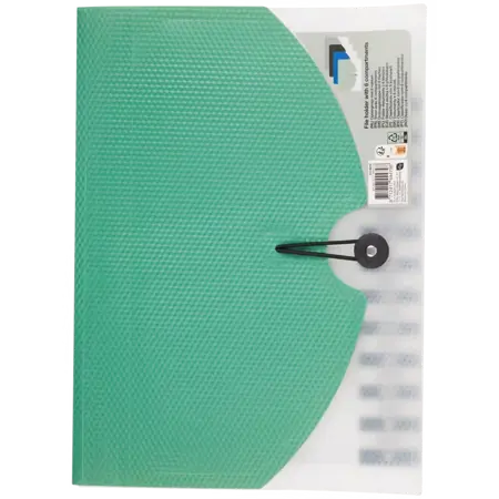 Deska se 6 přihrádkami green