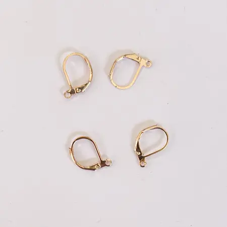 Ocelové náušnicové zapínání uzavřené - dámský patent barva světlo zlata růžova