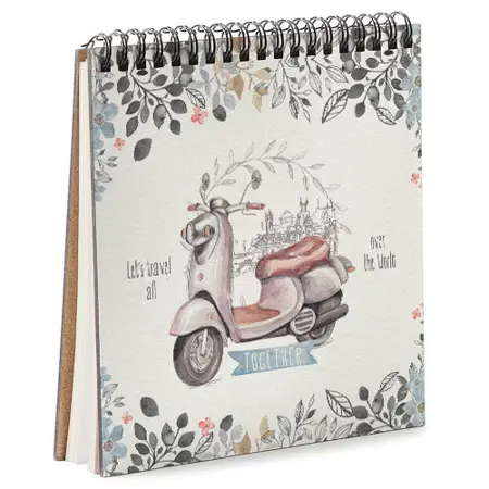 Blok Sketchbook Let`s travel all over the world together