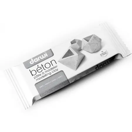 Samotvrdnoucí modelovací hmota Darwi Beton 1kg