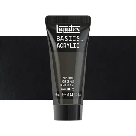 Akrylová barva Liquitex Basics 22 ml –   276 mars black