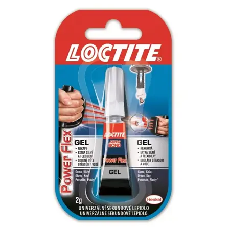 Vteřinové lepidlo Loctite Super Bond Gel 2g