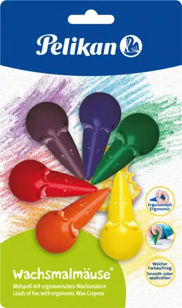 Voskovky Pelikán Myška 6ks