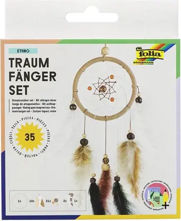   Sada kreativní Lapač snů přírodní