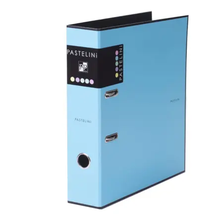 Pákový pořadač A4 70mm PASTELINi lamino modrý