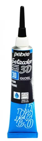 Setacolor 3D kontura na textil 20ml – černá 602