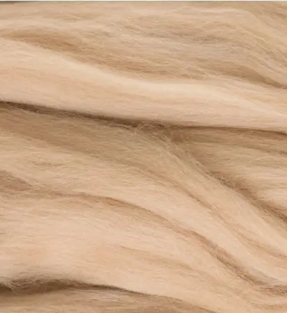 Ovčí vlna barevná 100g – světle hnědá 26