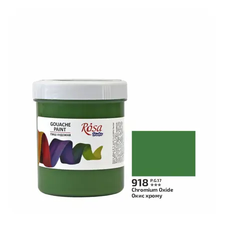 Kvašová barva Rosa 918 chromium oxide100ml