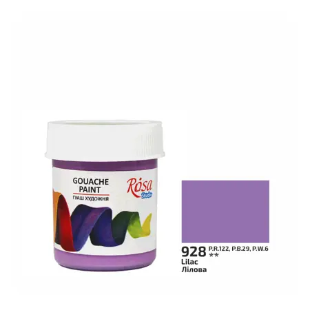 Kvašová barva Rosa 928 lilac 40ml 