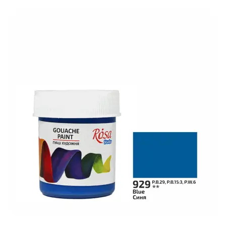 Kvašová barva Rosa 929 blue 40ml 