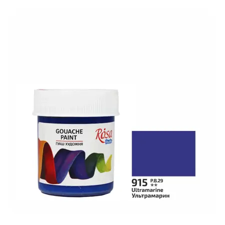 Kvašová barva Rosa 915 ultramarine 40ml 