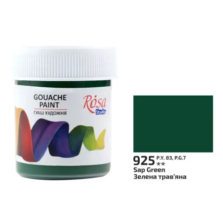 Kvašová barva Rosa  925 sap green 40ml 