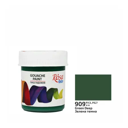 Kvašová barva Rosa  40ml 909 green deep