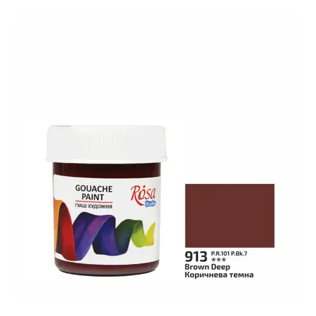 Kvašová barva Rosa 913 brown deep 40ml 