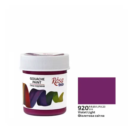 Kvašová barva Rosa 920 violet light 40ml 