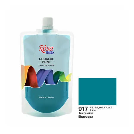 Kvašová barva Rosa –  917 turquoise 200 ml