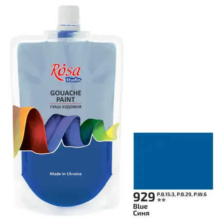 Kvašová barva Rosa – 929 blue 200 ml