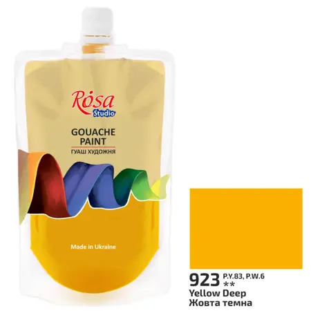 Kvašová barva Rosa – 923 yellow deep 200 ml