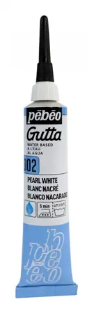 Gutta na hedvábí Pébéo 20ml 002 bílá (perlová)
