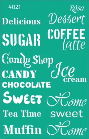 Šablona opakovatelně samolepící 13x20cm – 4021 