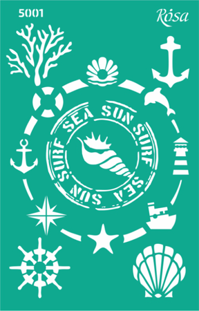 Šablona opakovatelně samolepící 13x20cm – 5001