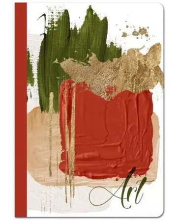 Zápisník Art A5 red
