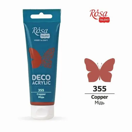 Akrylová barva Rosa Decor 75ml 355 Copper
