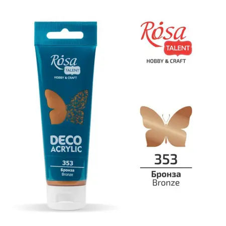 Akrylová barva Rosa Decor 75ml 353 Bronze