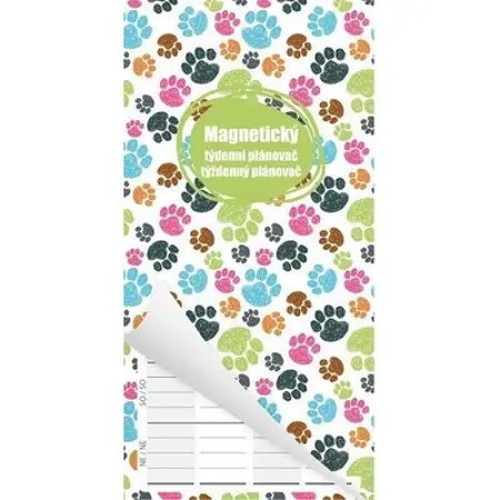 Stil Magnetický týdenní plánovač pro celou rodinu tlapka