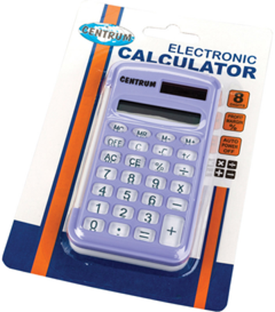 Kapesní kalkulačka  fialova