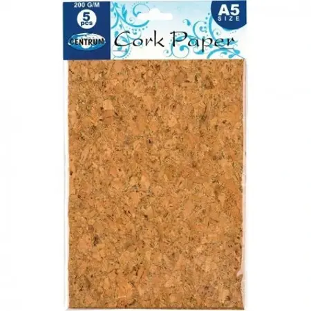 Sada korkových papírů, A5, 5 ks