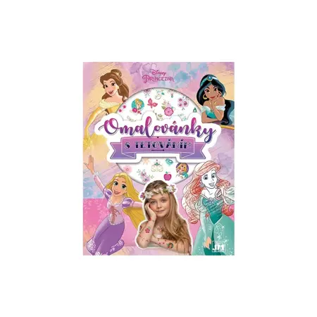 princezna - Omalovánky s tetováním