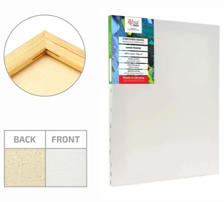 Bavlněné malířské plátno Rosa Studio 50x70cm