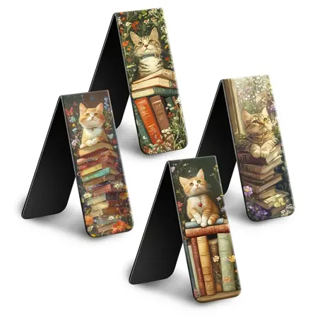 Magnetické záložky 4ks kočky