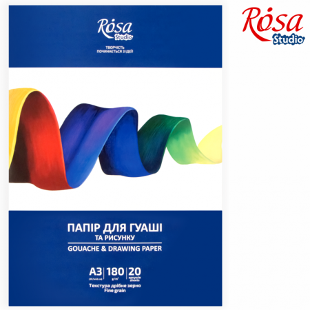 Papíry pro kvaš a temperu A3 180g, 20 listů