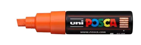 Akrylový fix Uni Posca PC-8K 8 mm – 04 oranžová