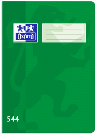 Školní sešit Oxford 544 linkovaný - 40 listů, A5 zelená